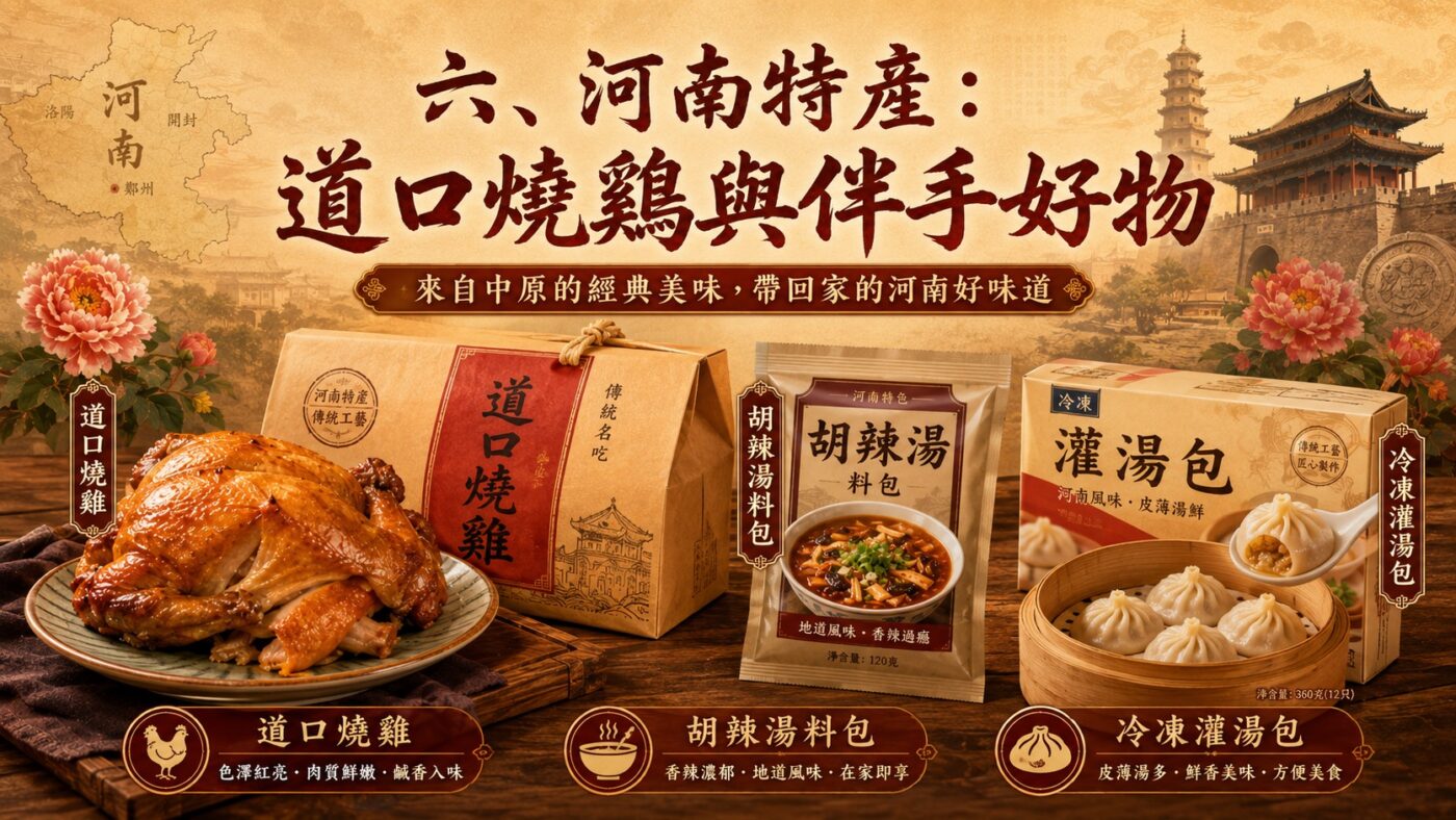 六、河南特產：道口燒雞與伴手好物