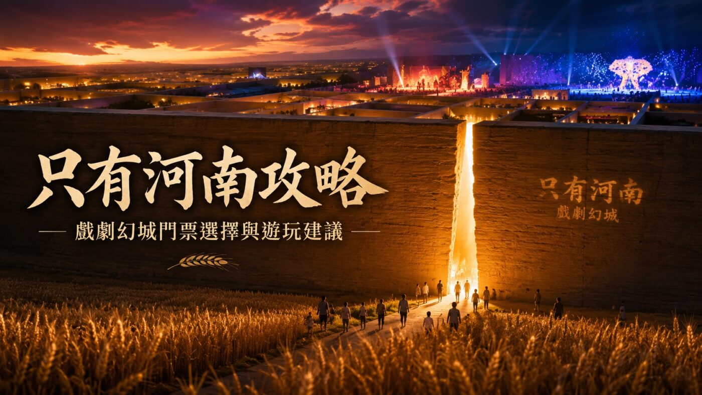 只有河南攻略：戲劇幻城門票選擇與遊玩建議