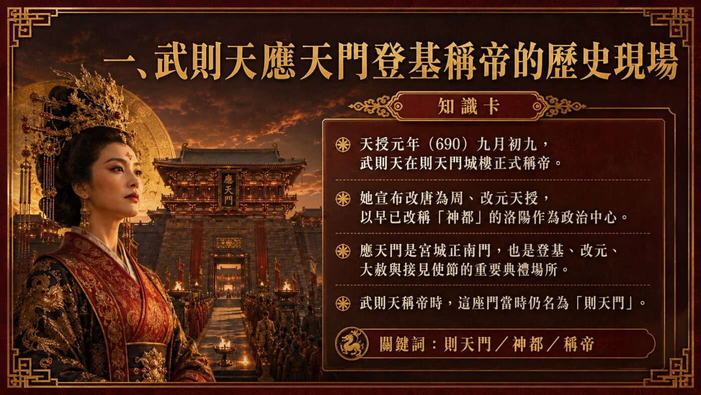 武則天應天門登基稱帝的歷史現場 2
