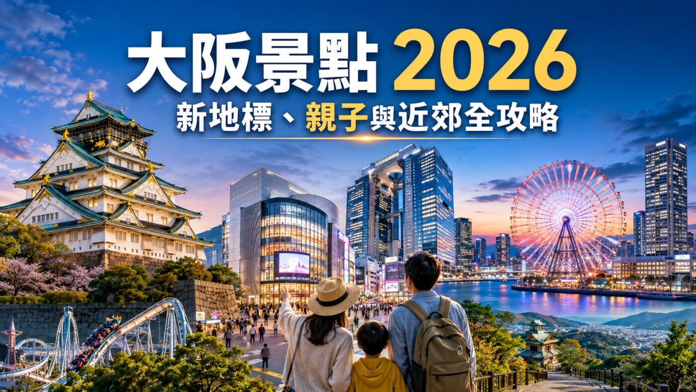六、大阪景點：市區、親子與近郊行程