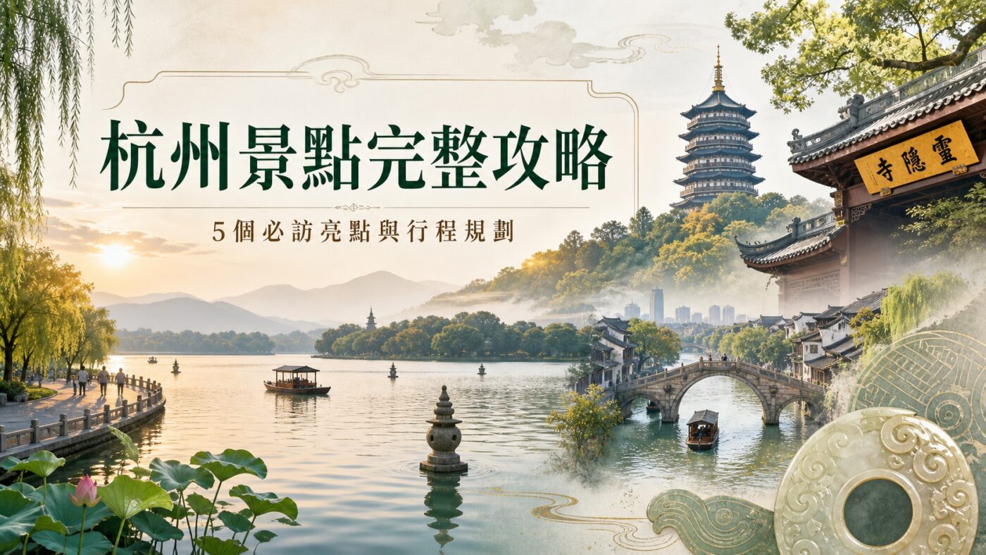 十四、杭州景點：西湖、運河與江南人文