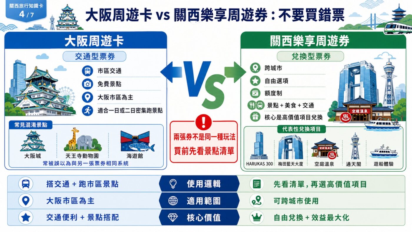 一、關西樂享周遊券是什麼：彈性兌換的關西電子票券