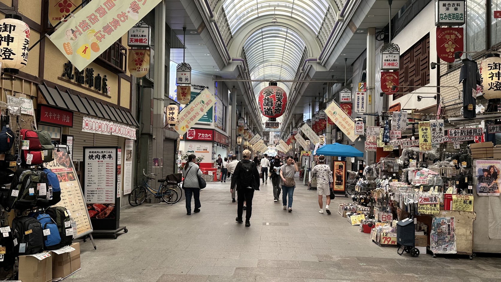 四、早上 9 點來會不會太早？天神橋筋商店街營業時間實測