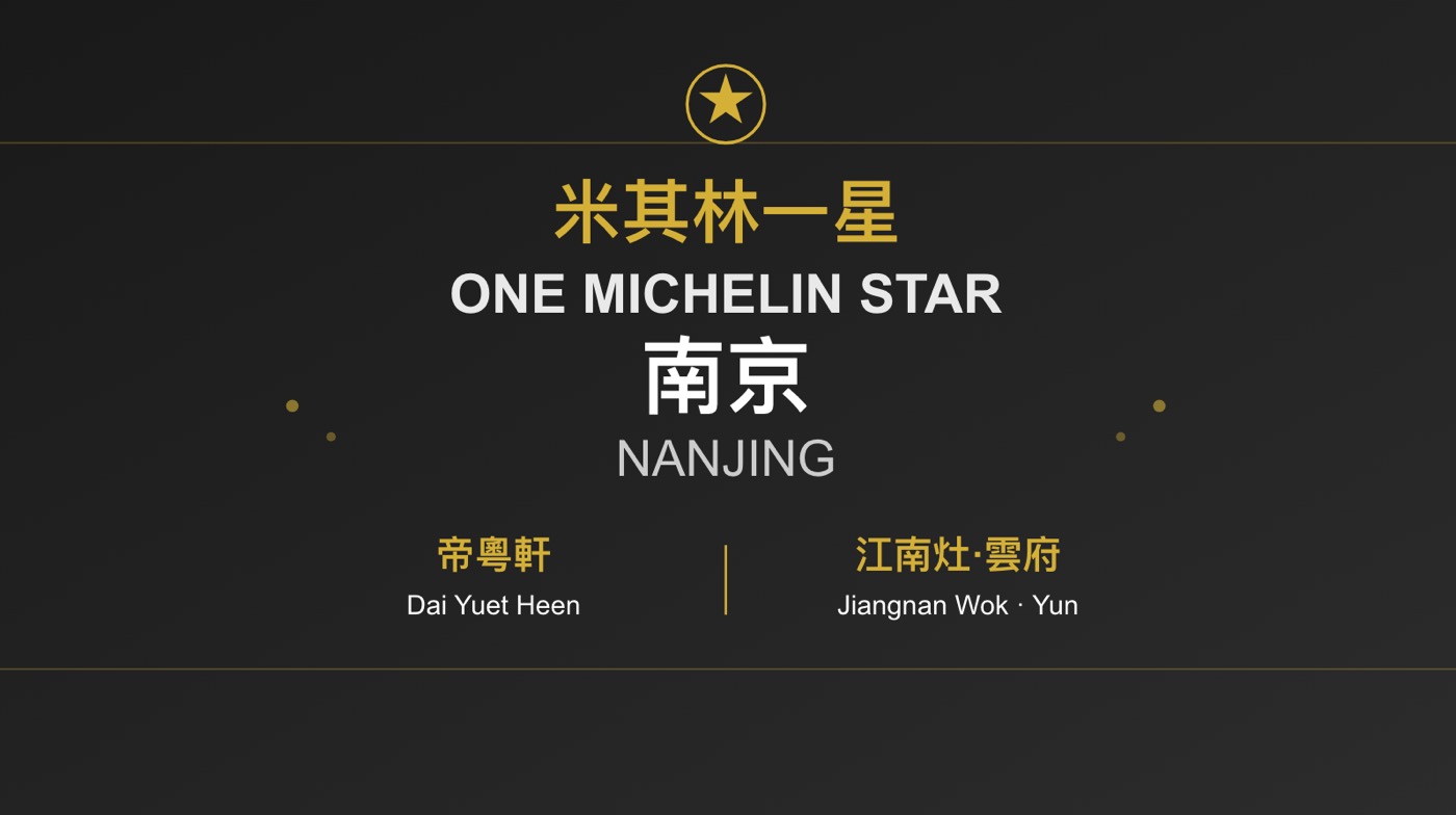 一、米其林一星餐廳1