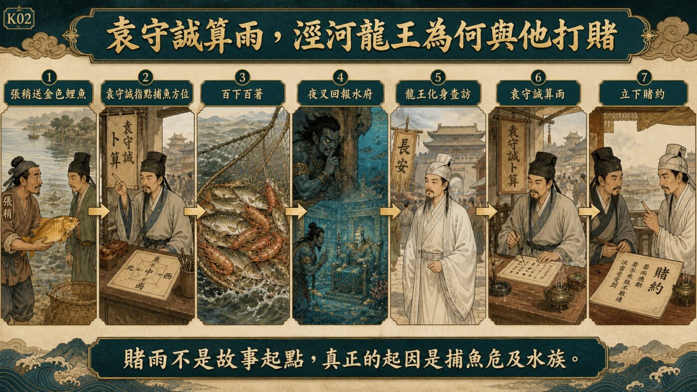 二、袁守誠算雨，涇河龍王為何與他打賭9