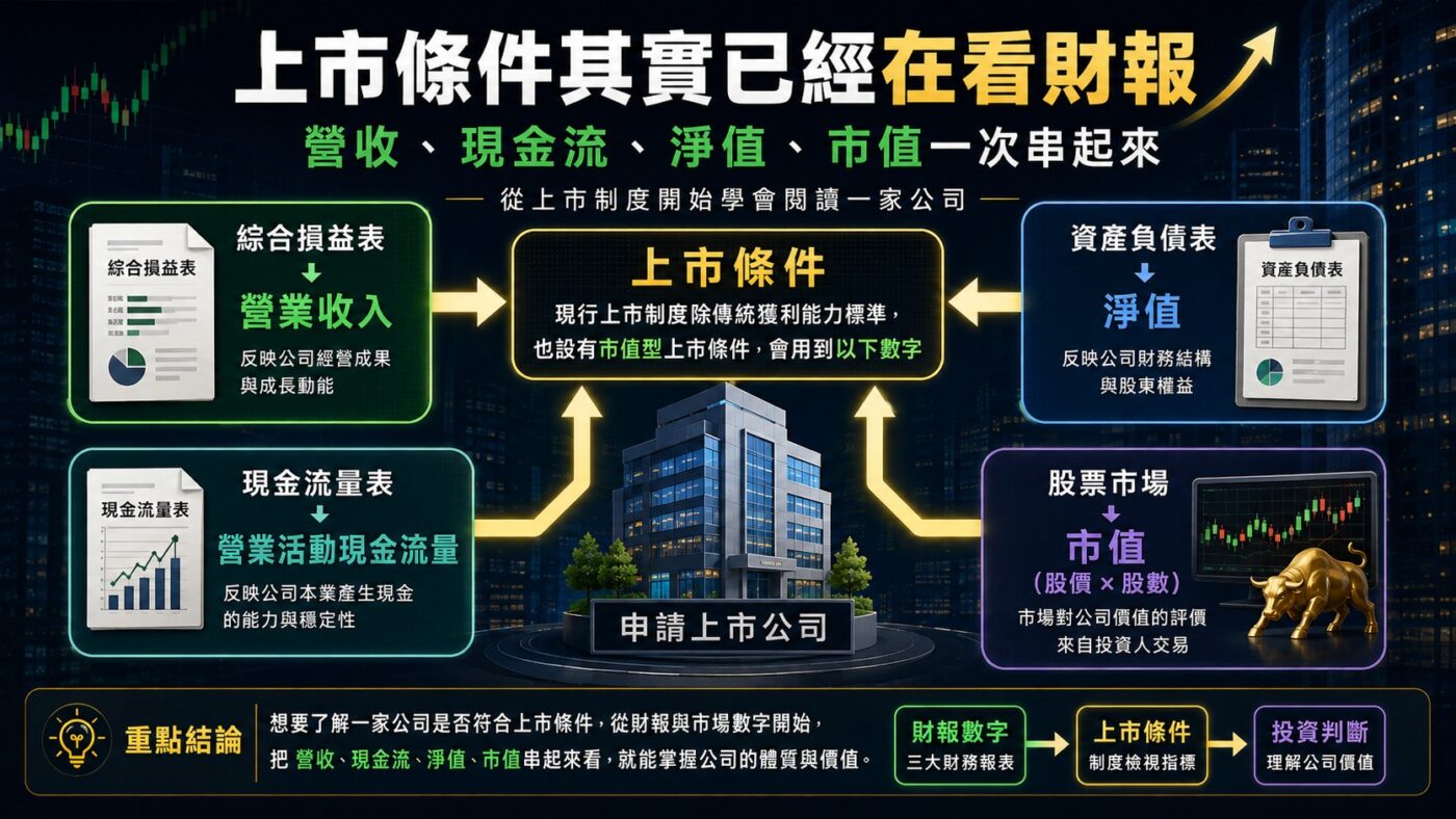 上市審查還會看到哪些財務數字重點整理