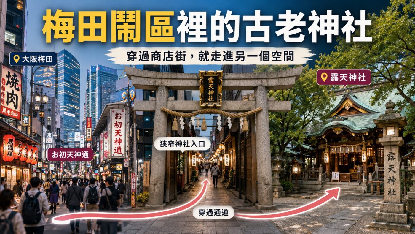 露天神社是什麼？梅田鬧區裡的古老神社9