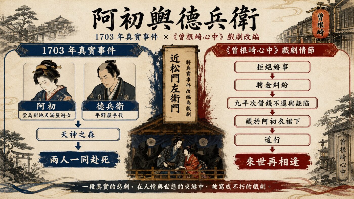阿初與德兵衛：1703 年曾根崎心中的悲戀9