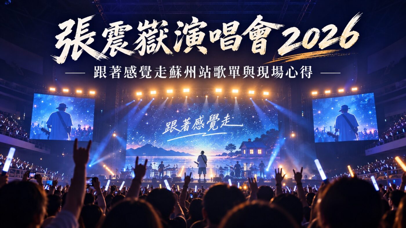 張震嶽演唱會2026：跟著感覺走蘇州站歌單與現場心得