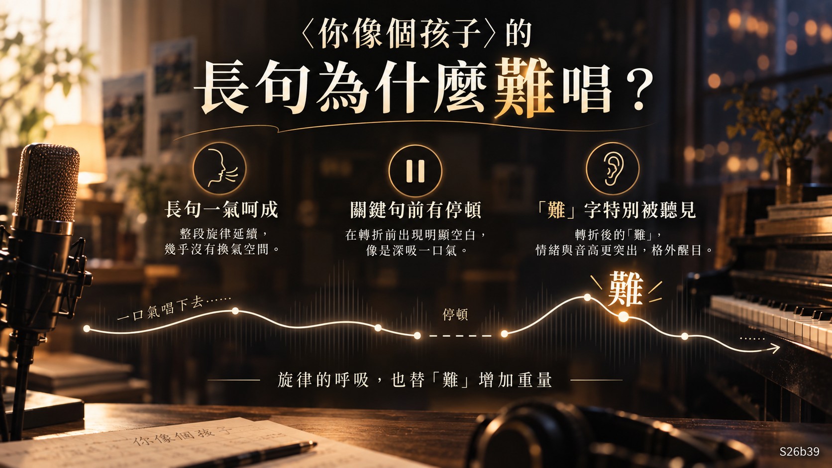 三、長句為什麼難唱？李宗盛把「難」寫進旋律裡知識卡