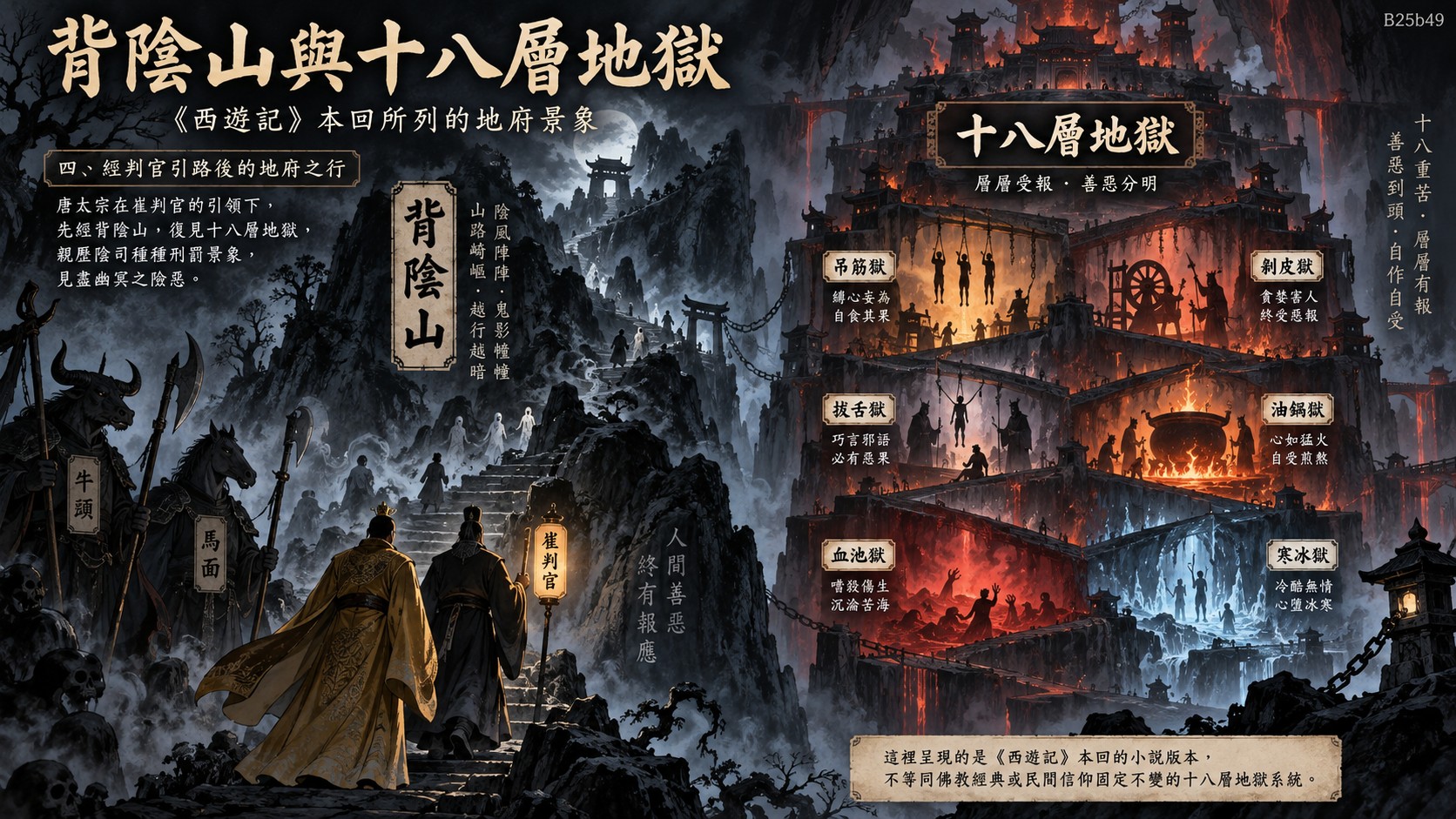 背陰山與十八層地獄：唐太宗看到的地府有多可怕　知識卡