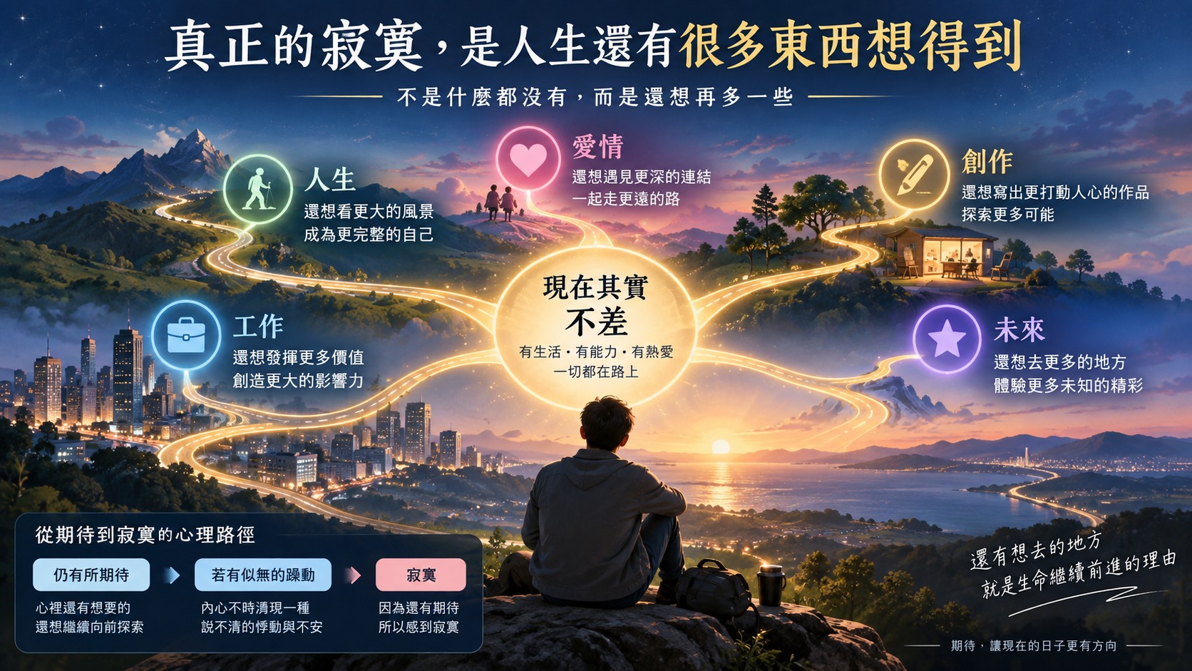 真正的寂寞，是人生還有很多東西想得到　知識卡