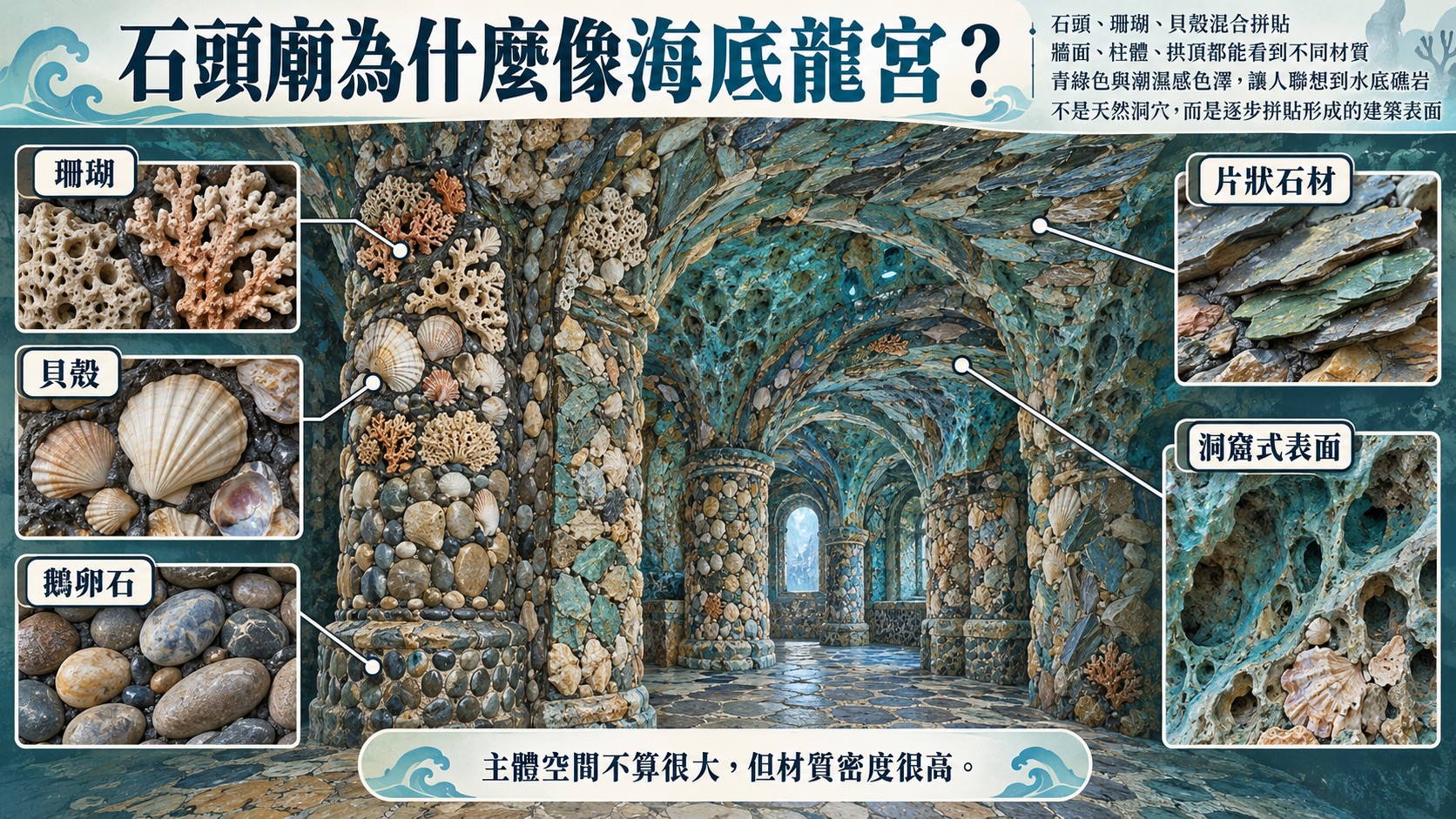 石頭廟為什麼像海底龍宮材質解析知識卡