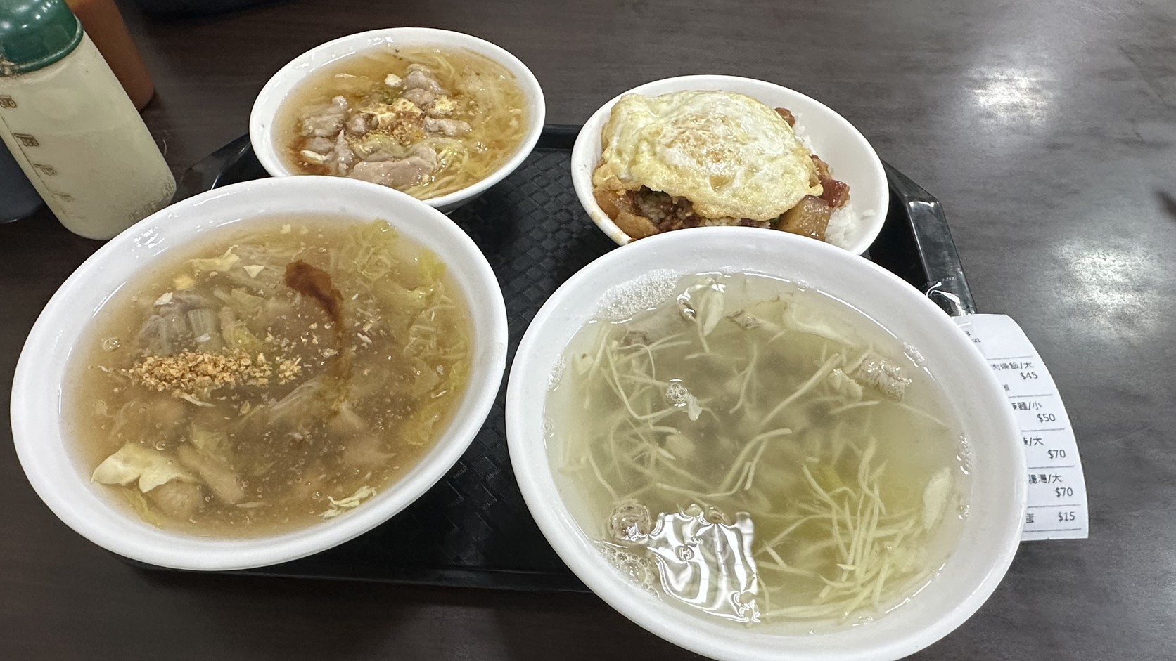 黃家肉燥飯兩人全桌餐點實拍