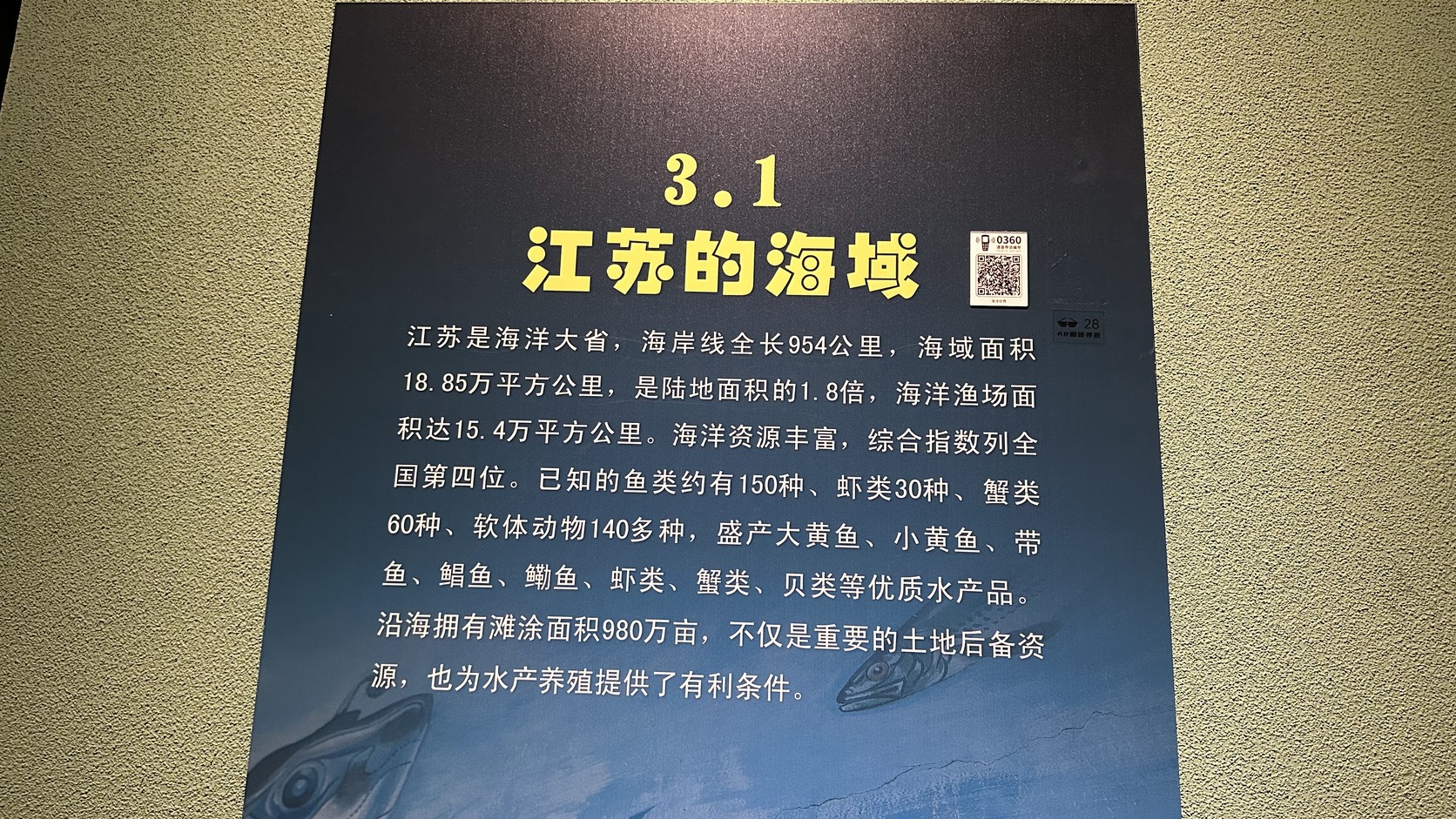 「3.1 江蘇的海域」展板