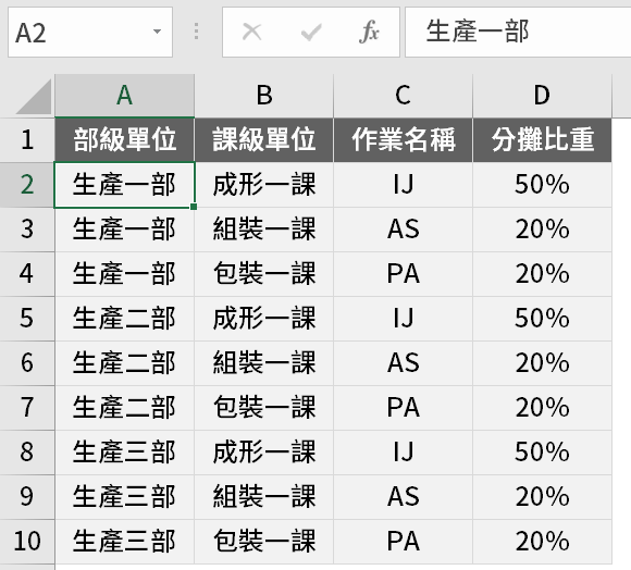 七、刪除合併欄位