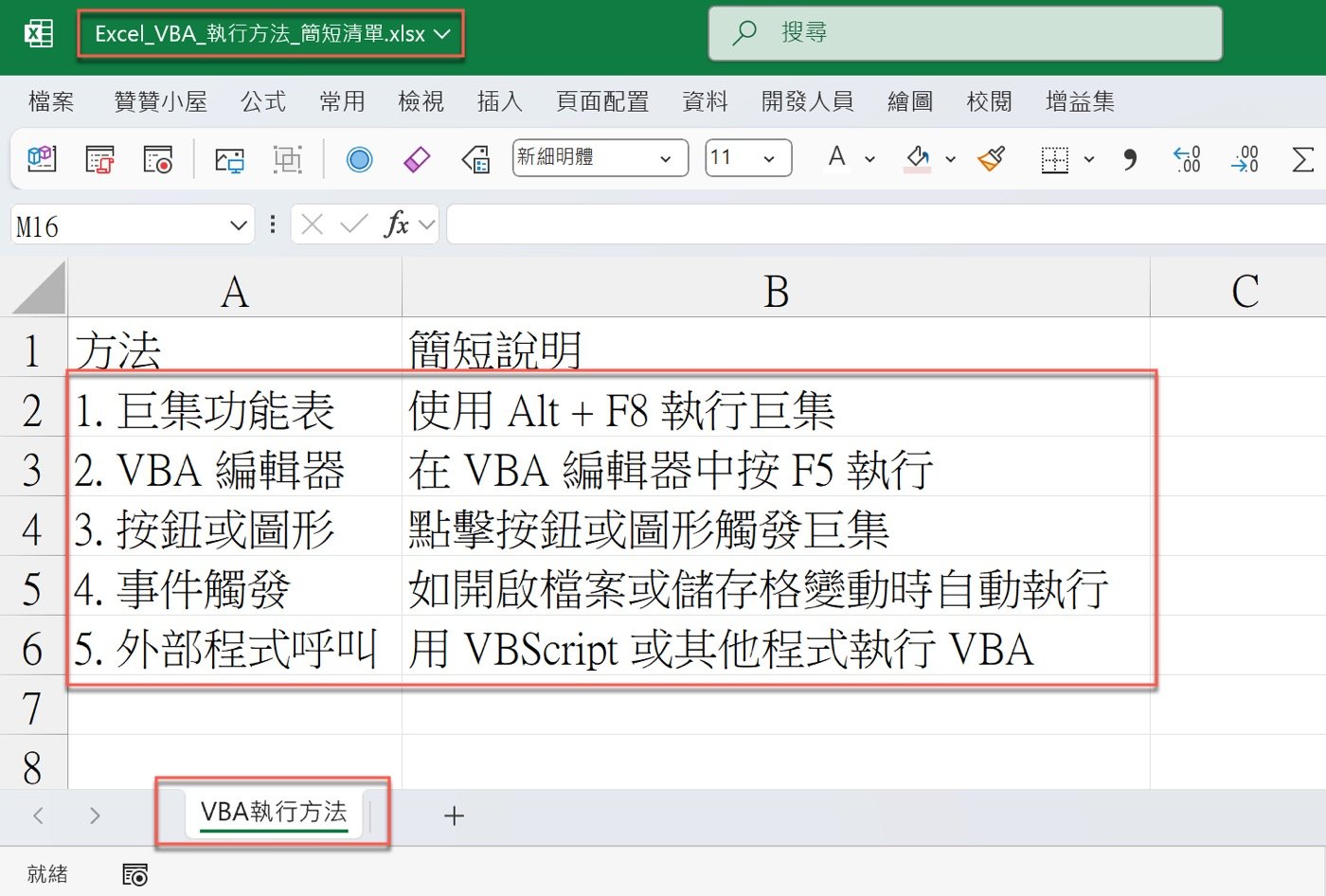 三、學習SOP清單