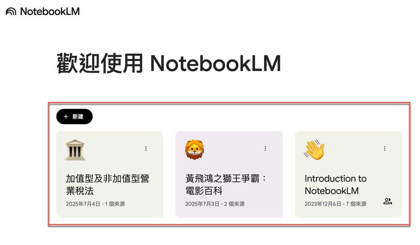 NotebookLM是什麼?新手教學建立第1本筆記