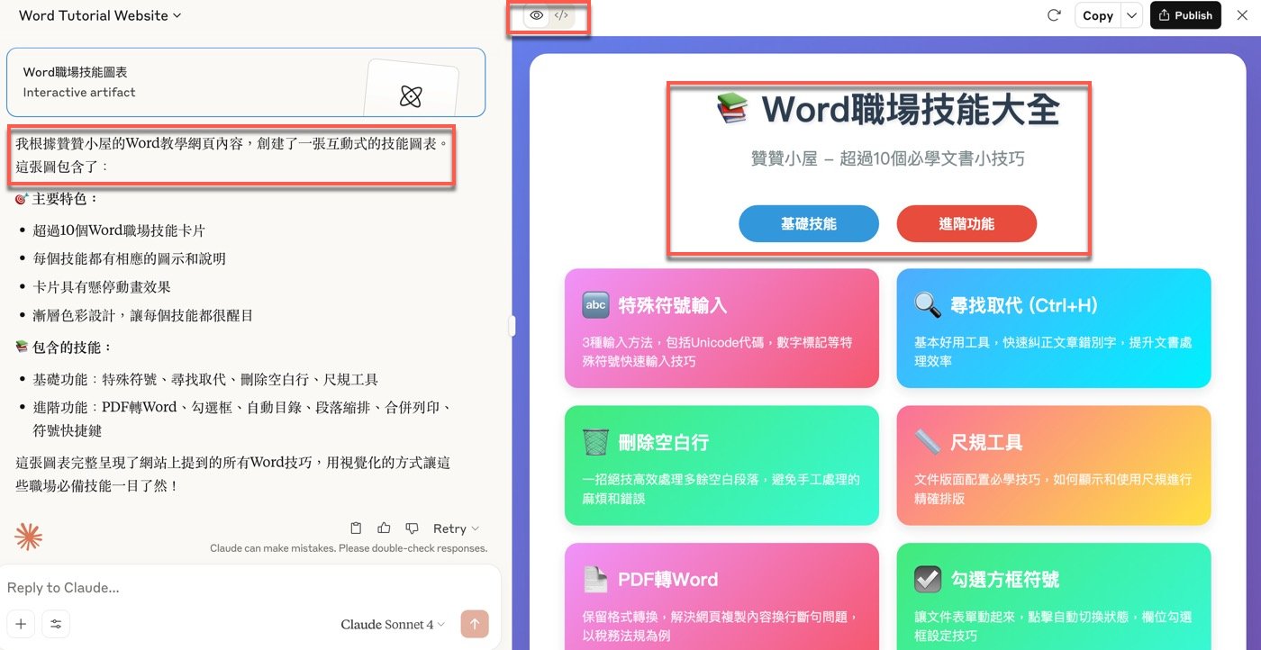 Claude AI使用:如何以秒速生成2張知識圖表