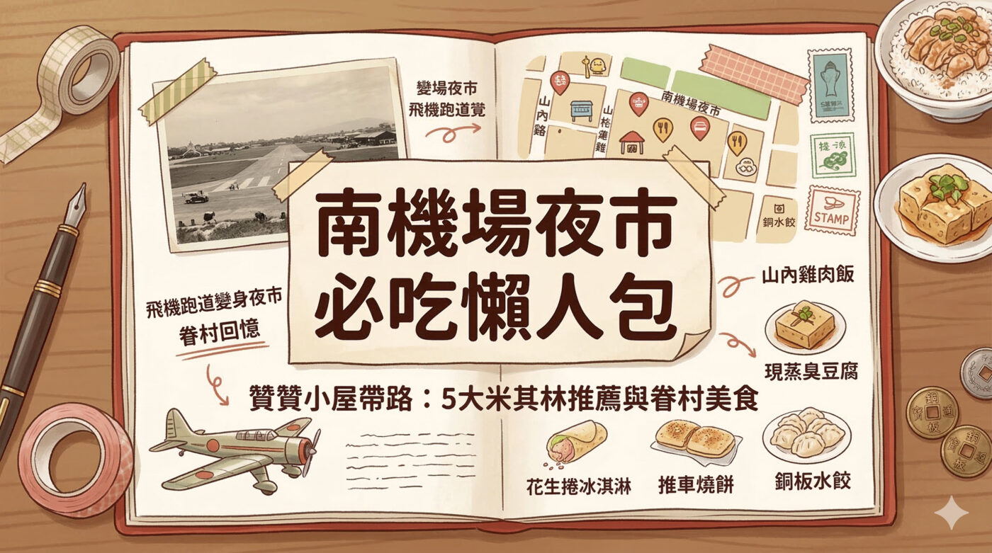 南機場夜市必吃：18項米其林推薦與在地美食