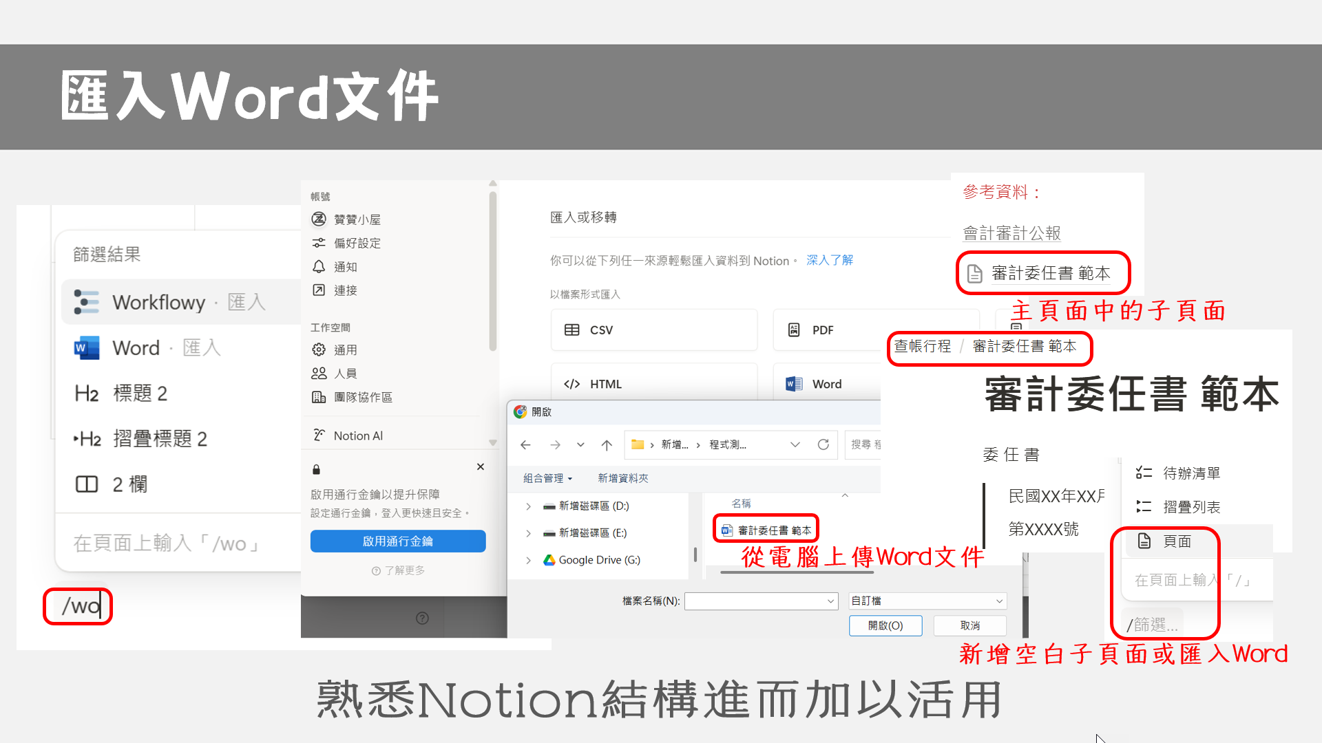 主題一:事務所查帳行程2