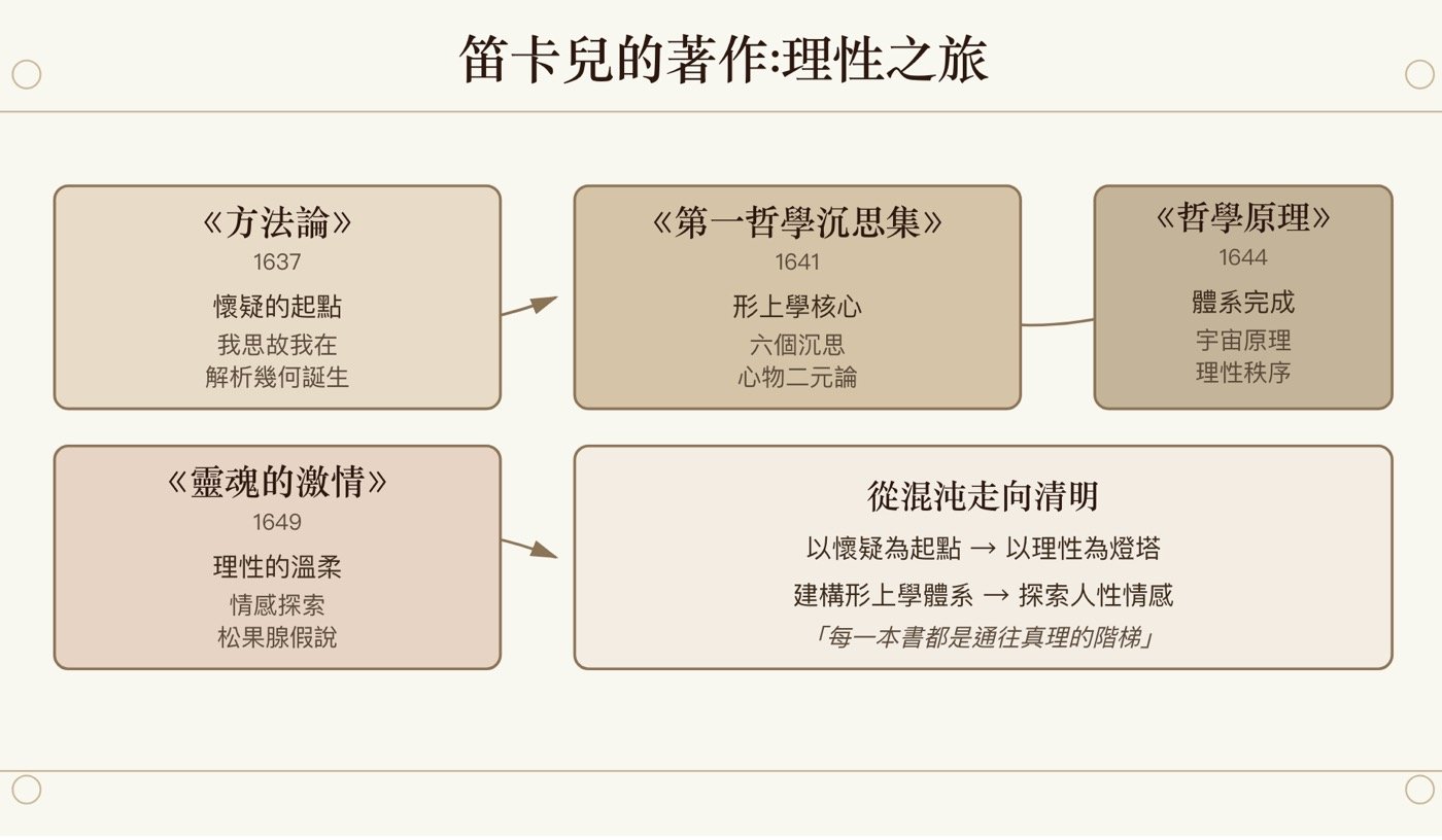 二、笛卡兒的著作