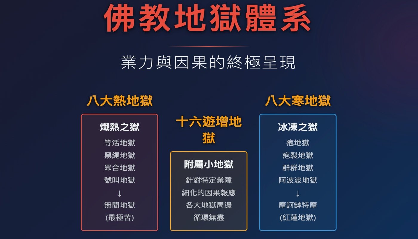 地獄階層：從地藏經5看地獄種類以及在哪裡