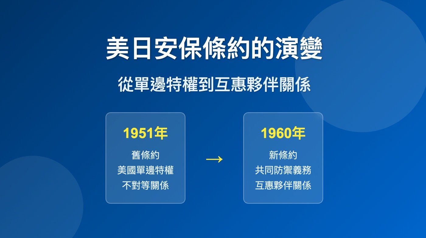 一、美日安保條約1951