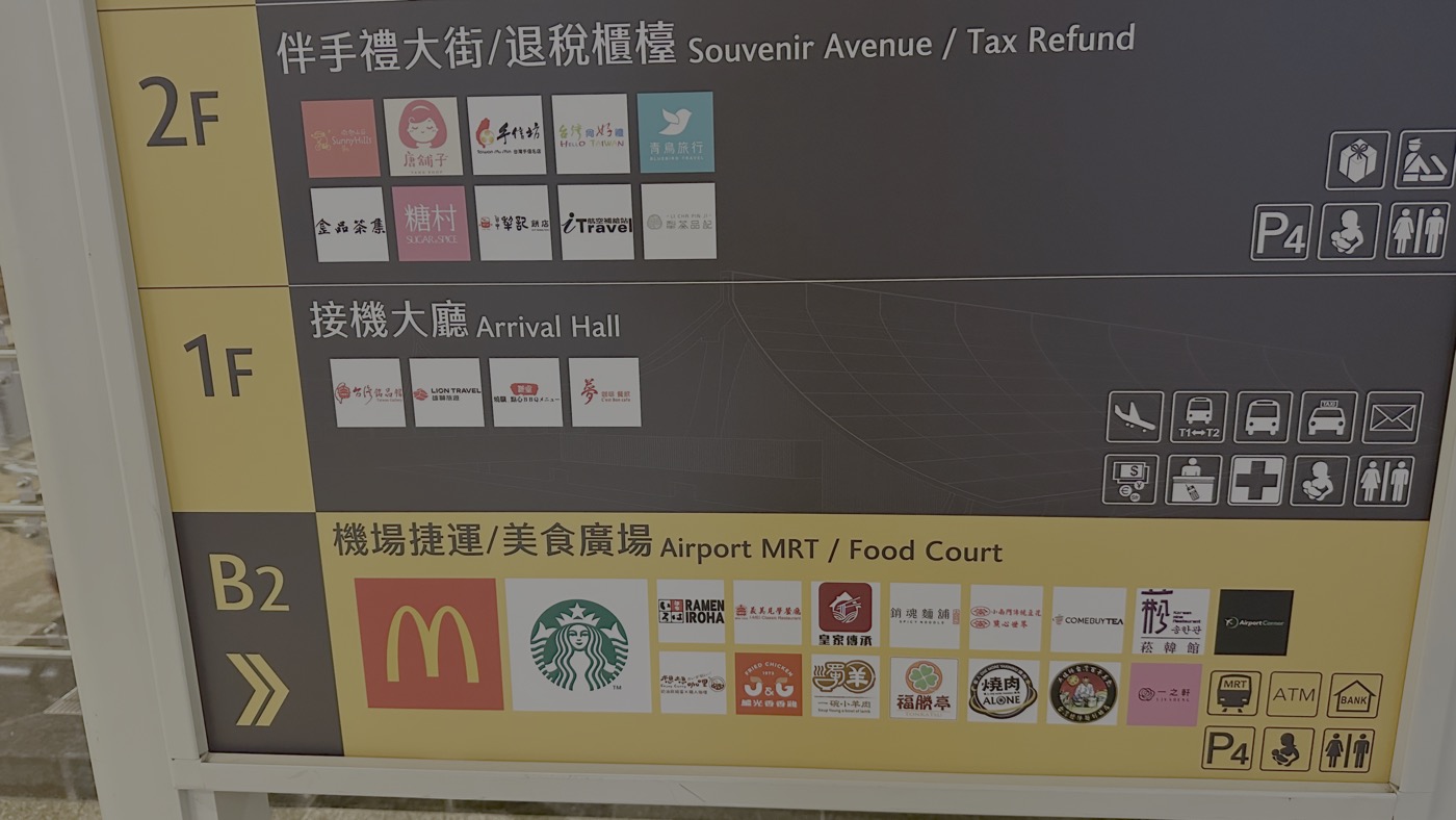 八、桃園機場第二航廈美食1