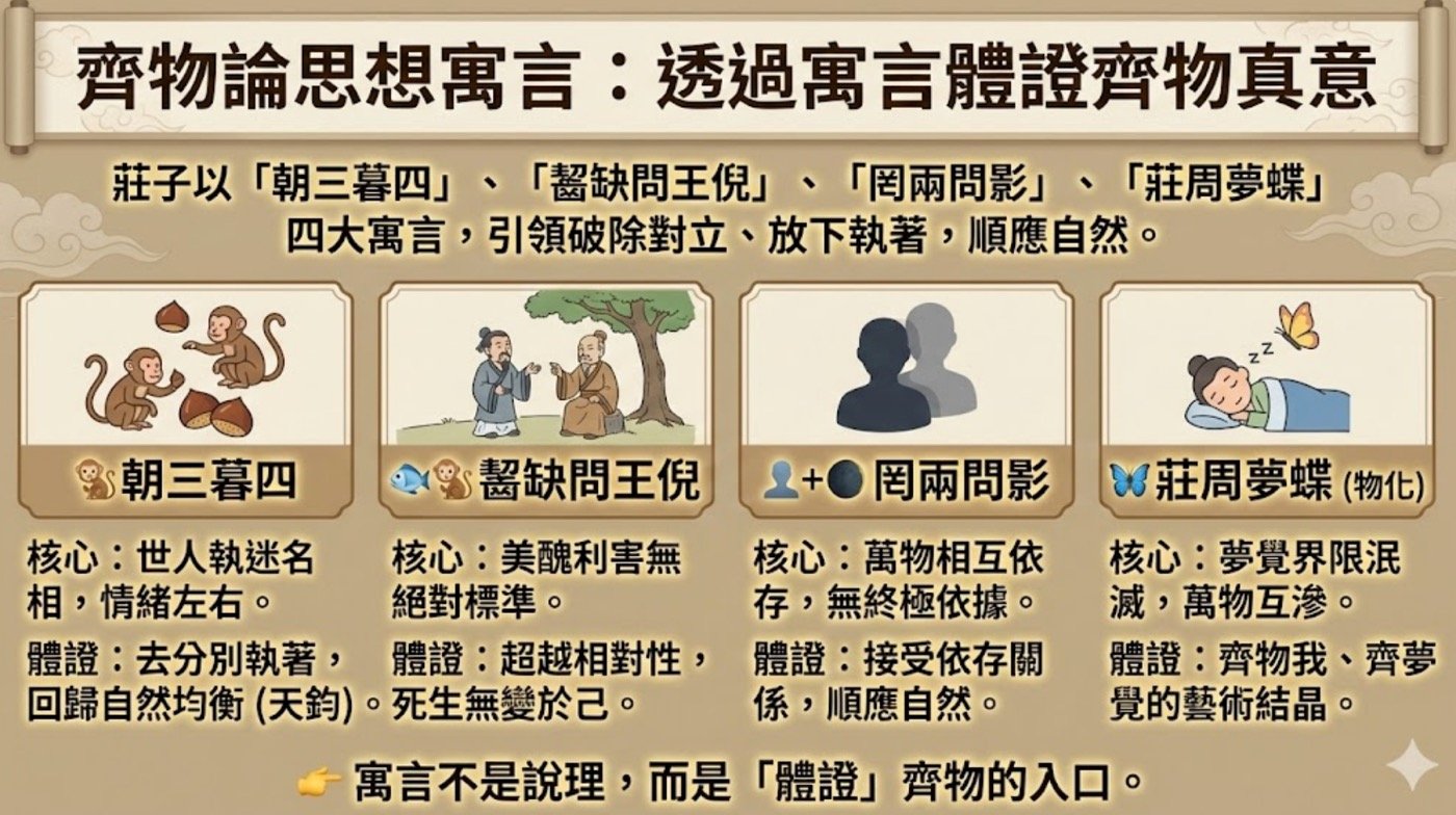 二、齊物論思想寓言