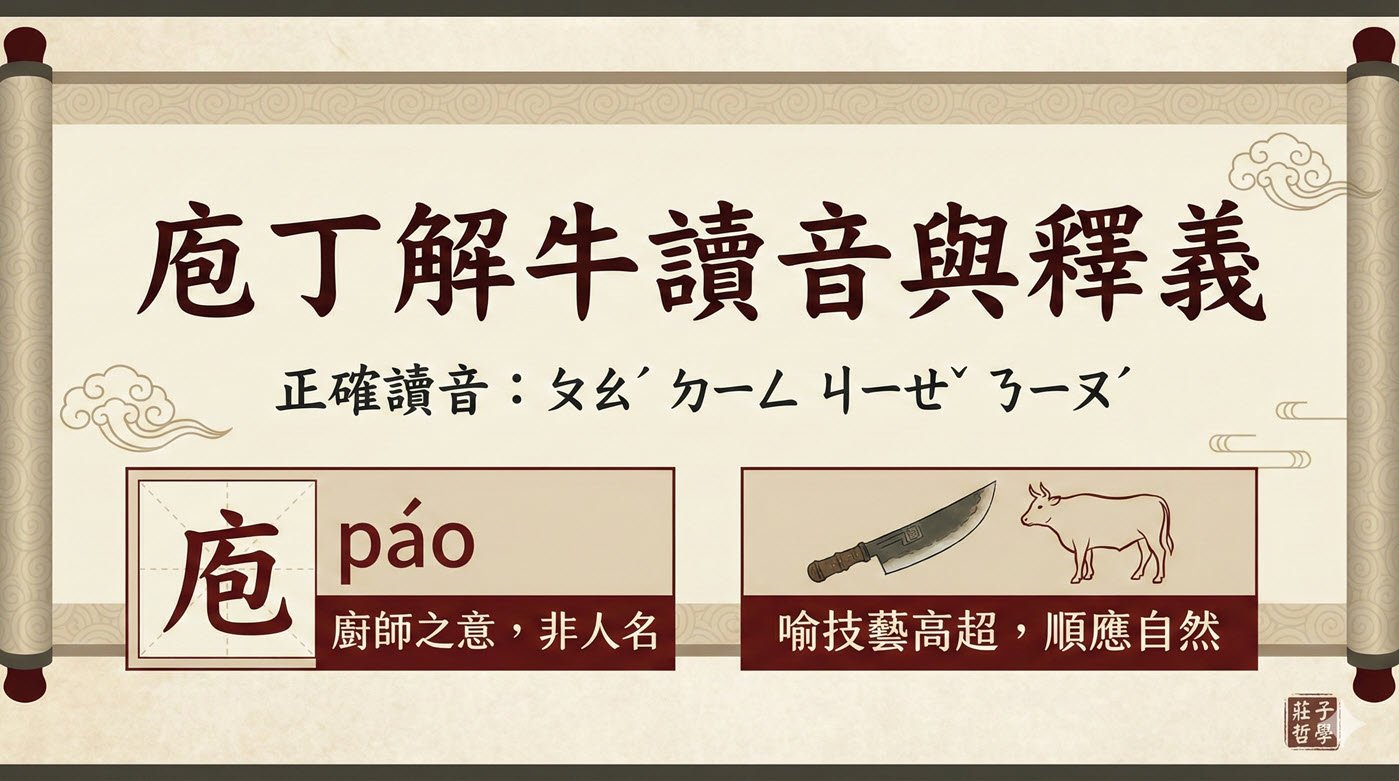 一、庖丁解牛讀音