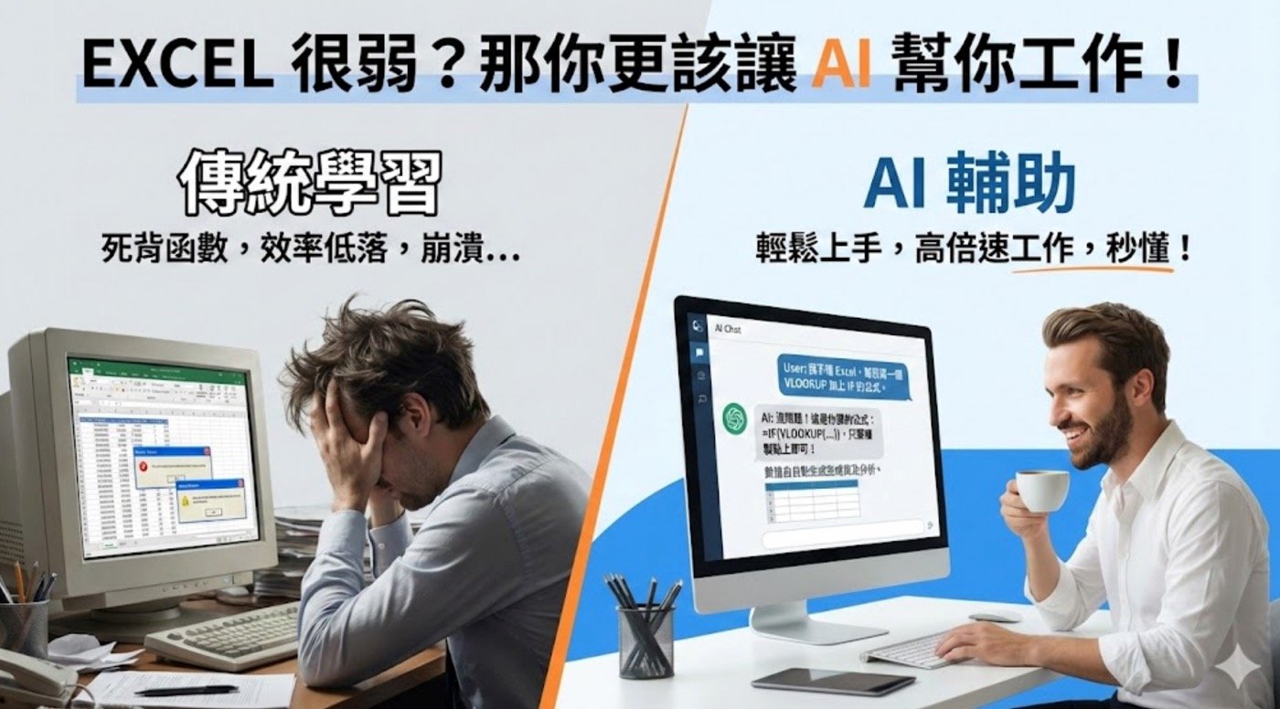 AI 助攻 Excel 弱者速成