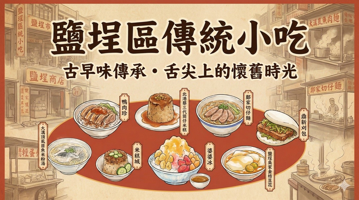 一、鹽埕區傳統小吃