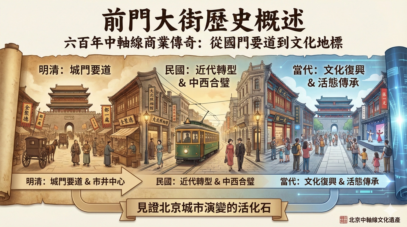 一、前門大街歷史1