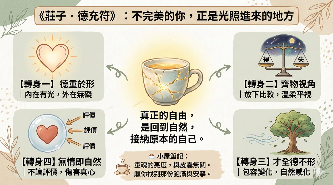 七、莊子德充符白話