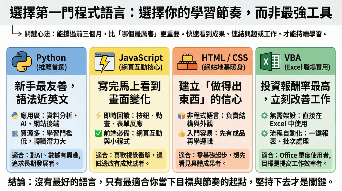 一、零基礎寫程式