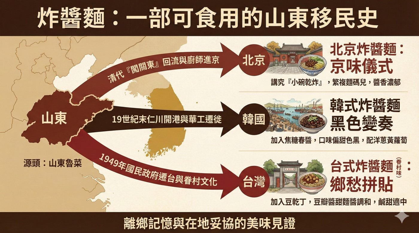 一、眷村炸醬麵由來