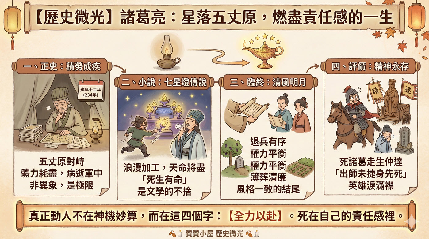 三、孔明怎麼死的