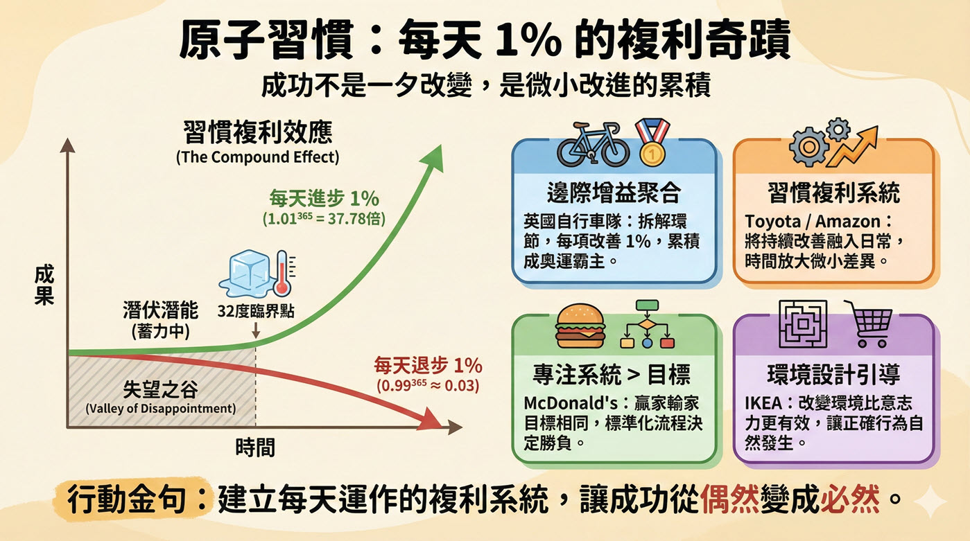 原子習慣心得：重點整理與7個企業實戰案例