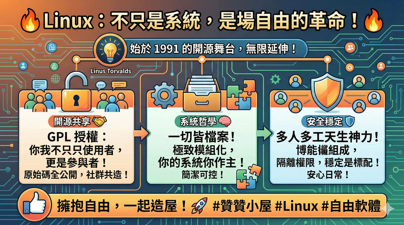 一、Linux系統特色