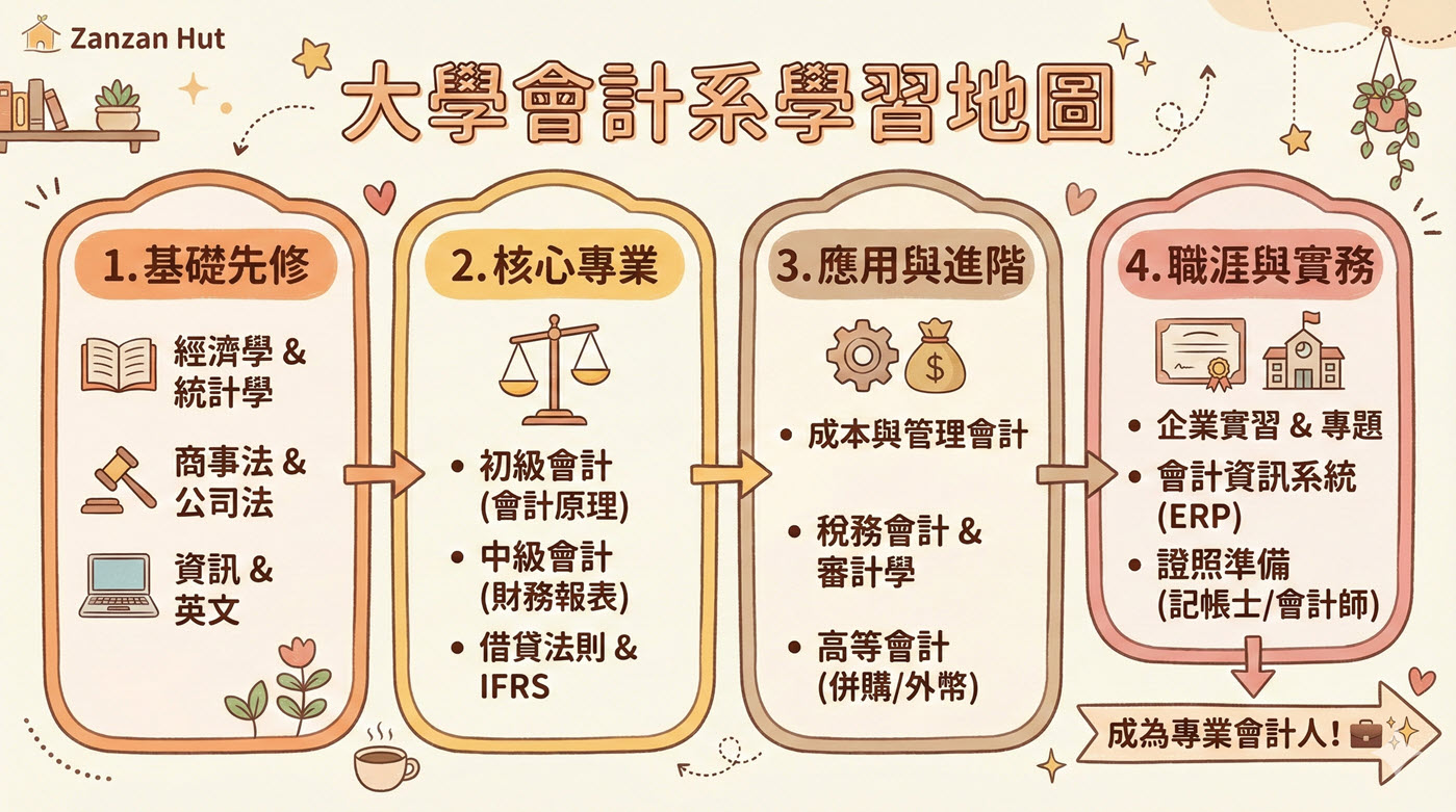 會計系很難唸：4年大學生涯的會計系在幹嘛？ 