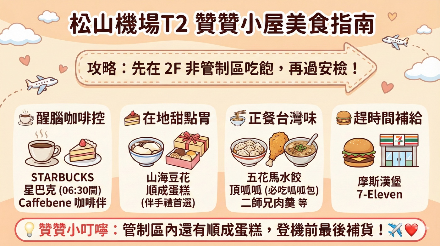 三、松山機場國內線美食
