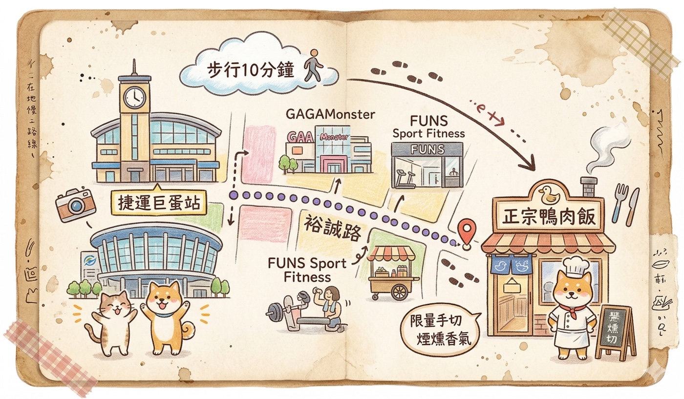 二、正宗鴨肉飯外送：想品嚐最好方法是現場排隊