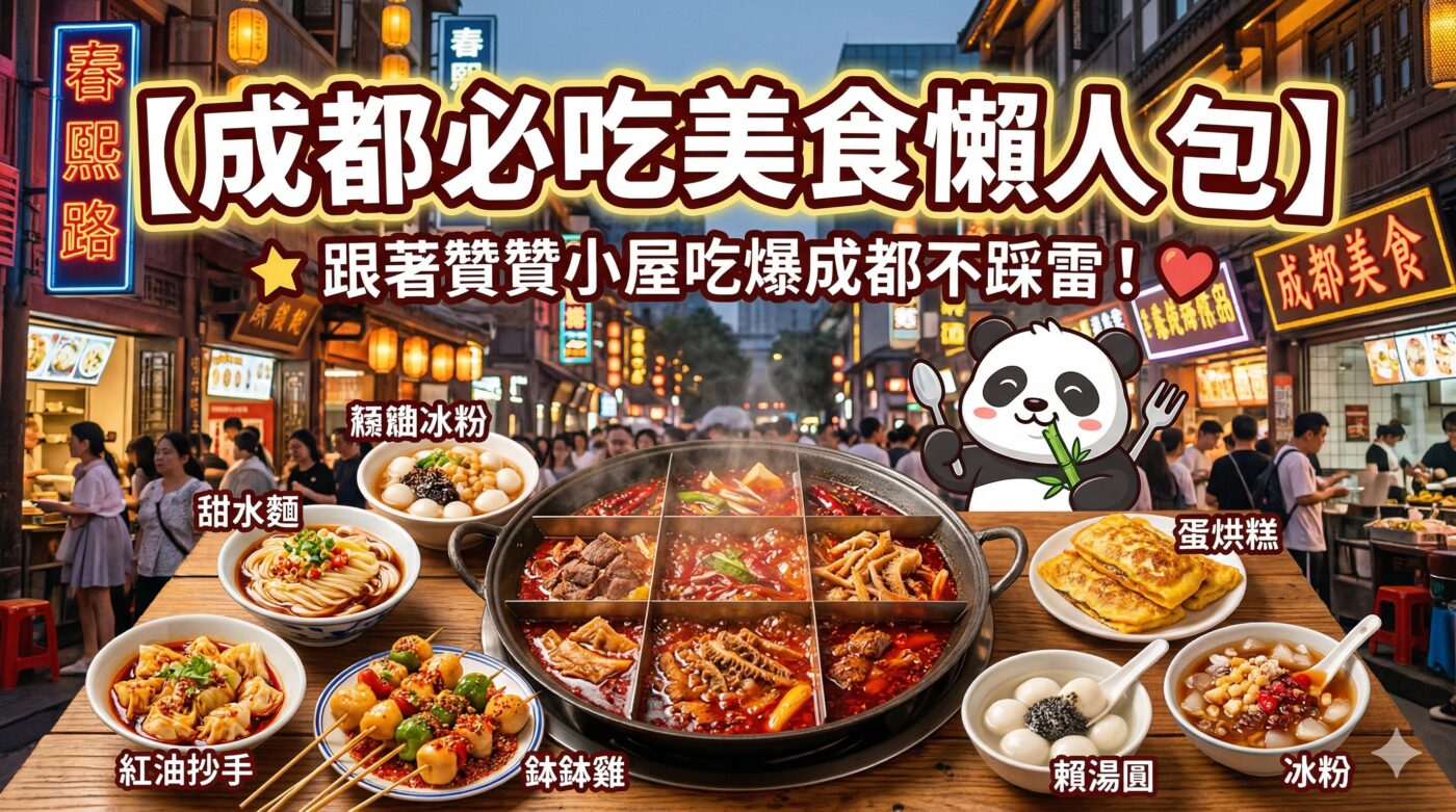 四、春熙路美食:成都特色火鍋與街頭在地小吃