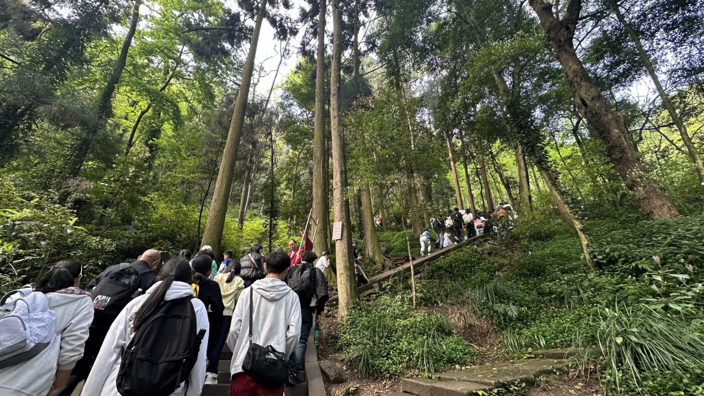 六、實際爬山經驗：陡步與索道的兩條路線2