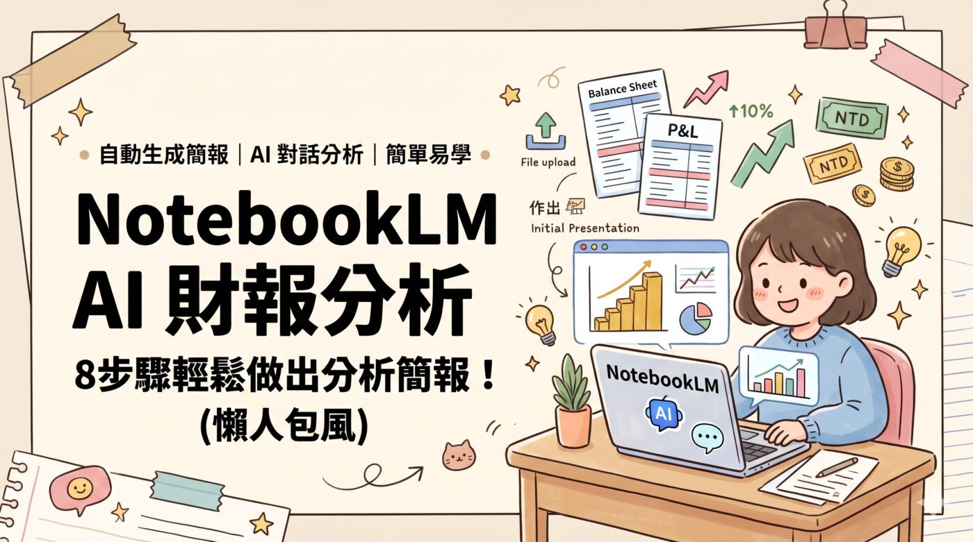 NotebookLM簡報教學：AI財報分析的8個步驟