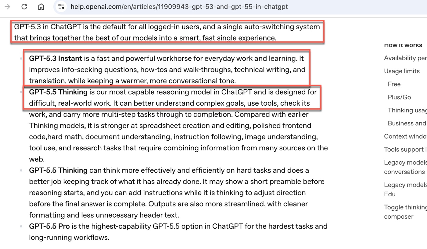 二、GPT-5.3與GPT-5.5的官方定位