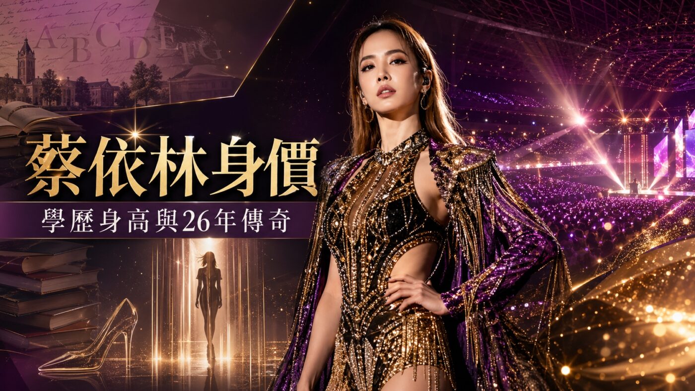蔡依林傳奇：她的學歷身高與20年累積的身價
