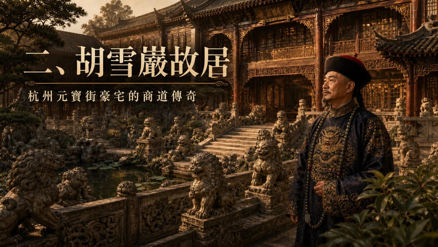 二、胡雪巖故居：杭州元寶街豪宅的商道傳奇