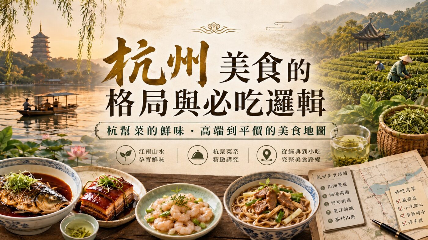 一、杭州美食的格局與必吃邏輯